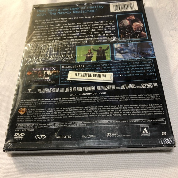 The Matrix Revisited DVD NOS 2001 Release - Picture 7 of 7